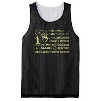 Funny Fisherman Mesh Reversible Basketball Jersey Tank