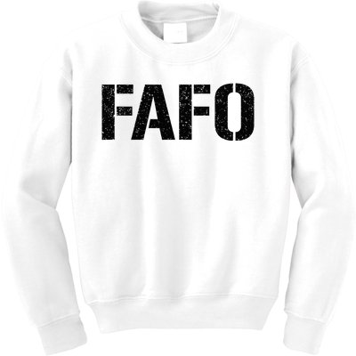 Fafo F.A.F.O. Kids Sweatshirt