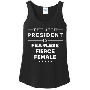 Fearless Fierce Female 47th Usa President Vote Kamala Ladies Essential Tank