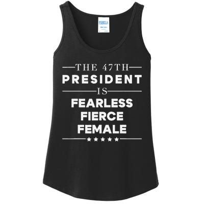 Fearless Fierce Female 47th Usa President Vote Kamala Ladies Essential Tank