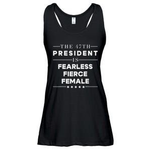 Fearless Fierce Female 47th Usa President Vote Kamala Ladies Essential Flowy Tank