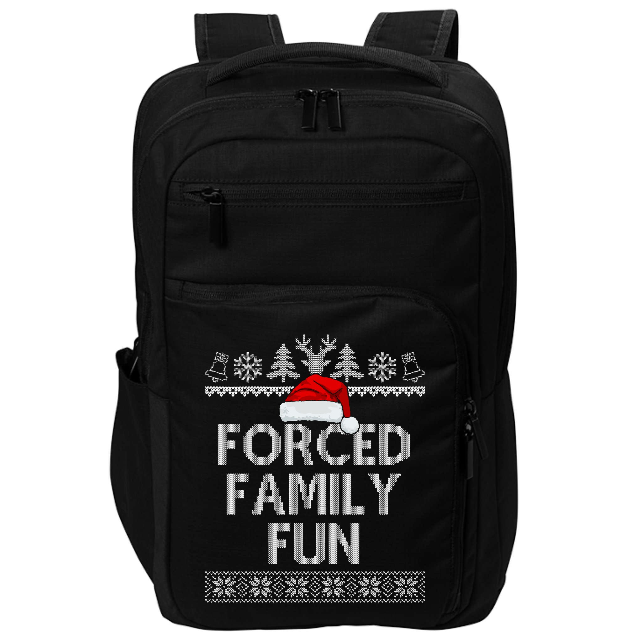 Forced Family Fun Christmas Holiday Impact Tech Backpack