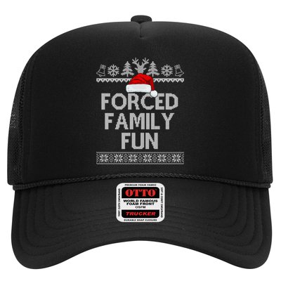 Forced Family Fun Christmas Holiday Trucker Hat