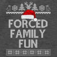 Forced Family Fun Christmas Holiday Vector Backpack
