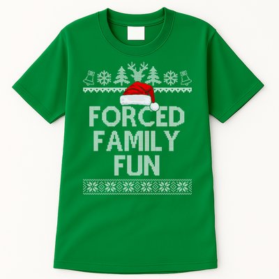 Forced Family Fun Christmas Holiday Tall T-Shirt