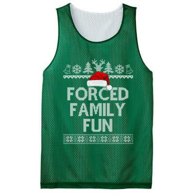 Forced Family Fun Christmas Holiday Mesh Reversible Basketball Jersey Tank