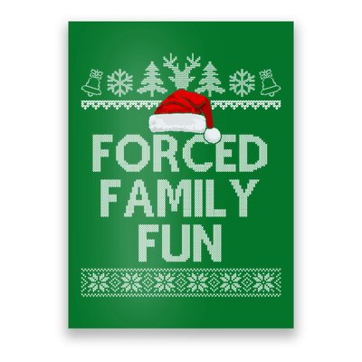 Forced Family Fun Christmas Holiday Poster