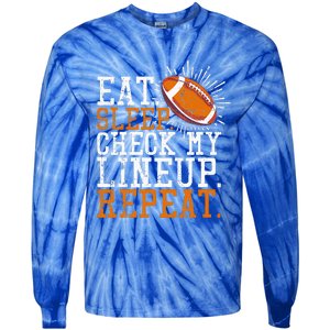 Football Funny Football Tee Fantasy Football Tie-Dye Long Sleeve Shirt