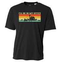 Funny Farmer Farm Tractor ILl Be In My Office Farmer Cooling Performance Crew T-Shirt