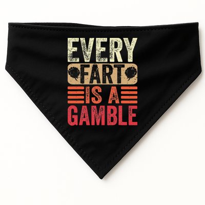 Funny Fart Farting Sarcastic Humor Saying USA-Made Doggie Bandana