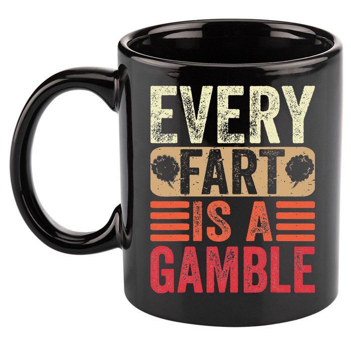 Funny Fart Farting Sarcastic Humor Saying 11oz C Handle Ceramic Mug