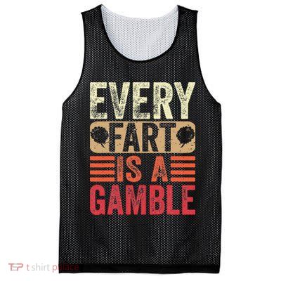 Funny Fart Farting Sarcastic Humor Saying Mesh Reversible Basketball Jersey Tank
