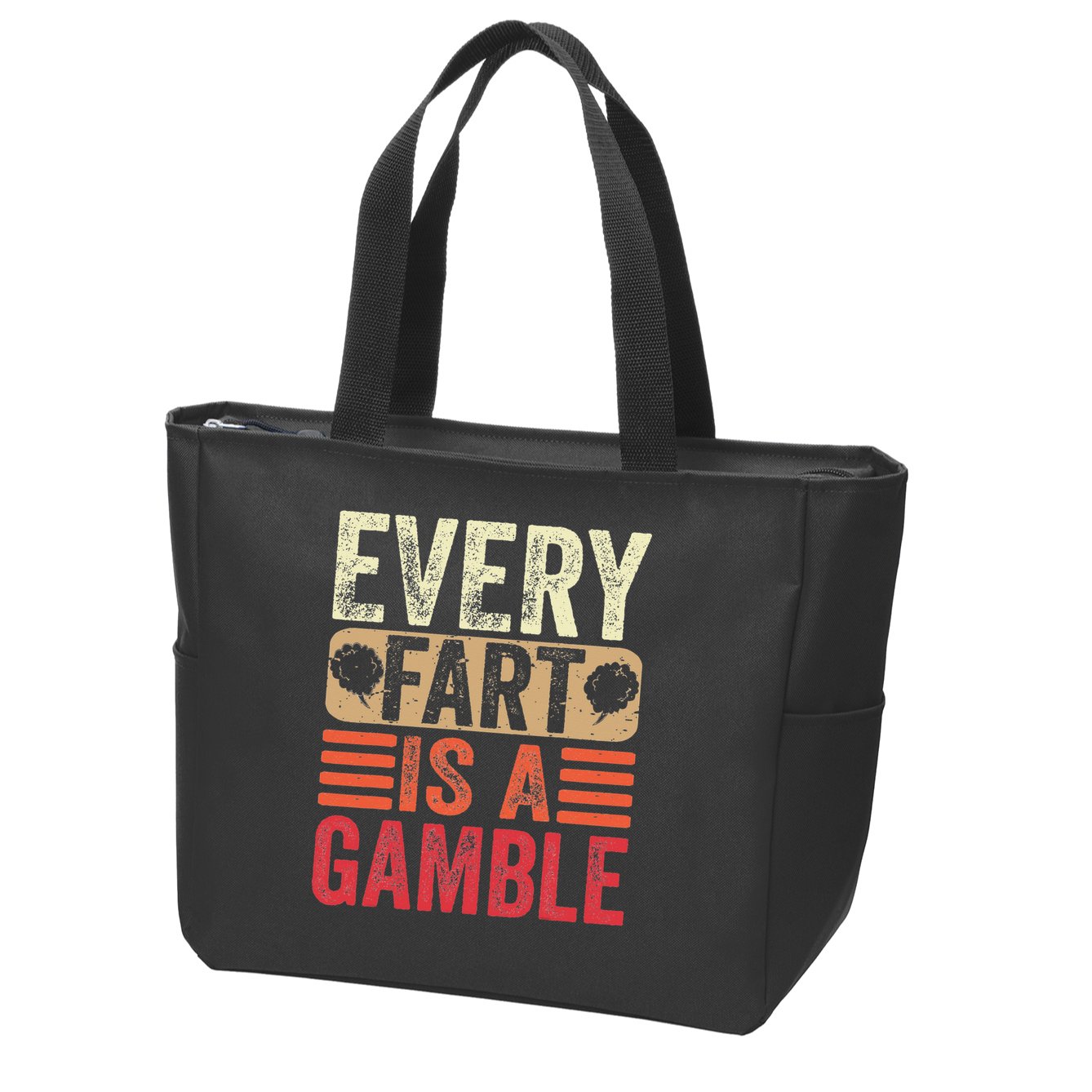 Funny Fart Farting Sarcastic Humor Saying Zip Tote Bag