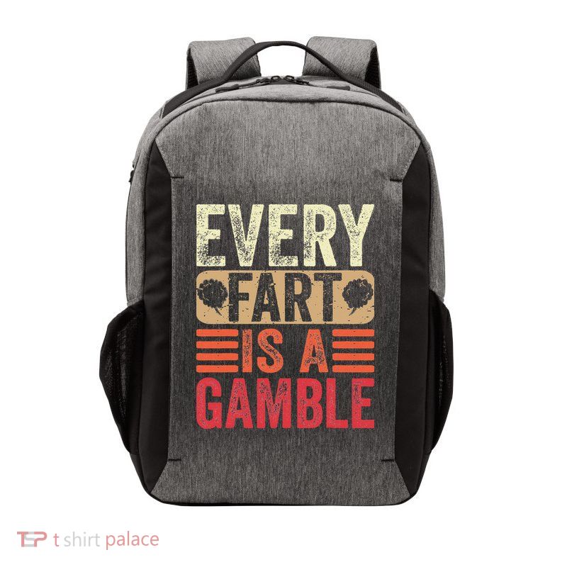 Funny Fart Farting Sarcastic Humor Saying Vector Backpack