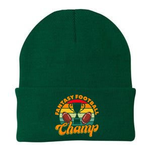 Football Fantasy Football Champ Fantasy Football Player Knit Cap Winter Beanie