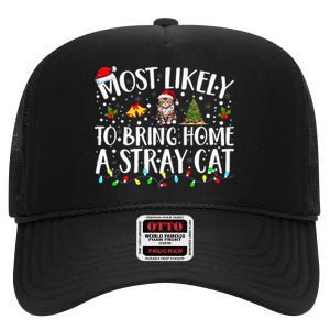 Festive Feline Friends Perfect for Adopting Stray Cats High Crown Mesh Back Trucker Hat