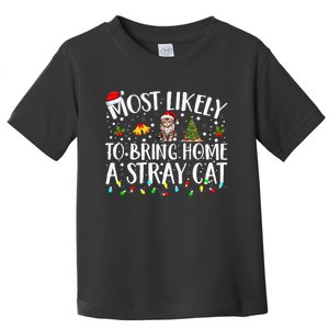 Festive Feline Friends Perfect for Adopting Stray Cats Toddler T-Shirt