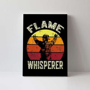 Funny Firefighting Fireman & Volunteer Firefighter Canvas