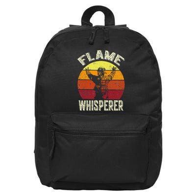 Funny Firefighting Fireman & Volunteer Firefighter 16 in Basic Backpack