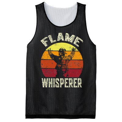 Funny Firefighting Fireman & Volunteer Firefighter Mesh Reversible Basketball Jersey Tank