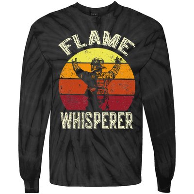 Funny Firefighting Fireman & Volunteer Firefighter Tie-Dye Long Sleeve Shirt