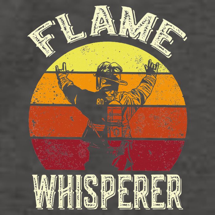 Funny Firefighting Fireman & Volunteer Firefighter Vector Backpack