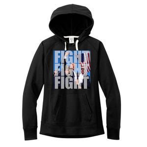 Fight Fight Fight Donald Trump 2024 Usa Election Women's Fleece Hoodie