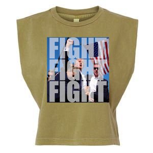 Fight Fight Fight Donald Trump 2024 Usa Election Garment-Dyed Women's Muscle Tee