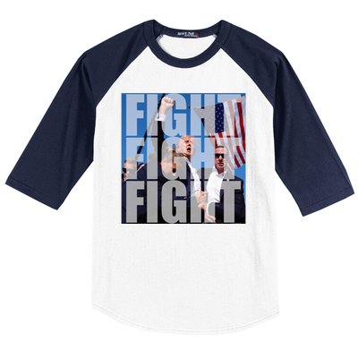 Fight Fight Fight Donald Trump 2024 Usa Election Baseball Sleeve Shirt