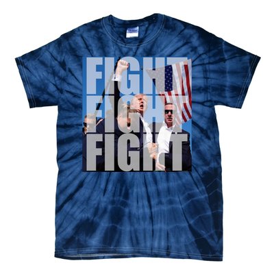 Fight Fight Fight Donald Trump 2024 Usa Election Tie-Dye T-Shirt