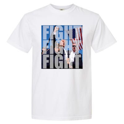 Fight Fight Fight Donald Trump 2024 Usa Election Garment-Dyed Heavyweight T-Shirt