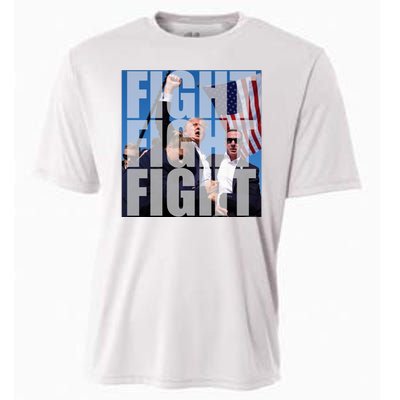 Fight Fight Fight Donald Trump 2024 Usa Election Cooling Performance Crew T-Shirt