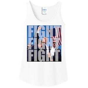 Fight Fight Fight Donald Trump 2024 Usa Election Ladies Essential Tank