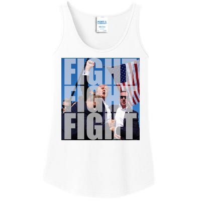 Fight Fight Fight Donald Trump 2024 Usa Election Ladies Essential Tank