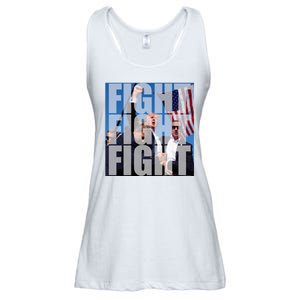 Fight Fight Fight Donald Trump 2024 Usa Election Ladies Essential Flowy Tank