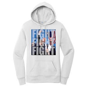 Fight Fight Fight Donald Trump 2024 Usa Election Women's Pullover Hoodie