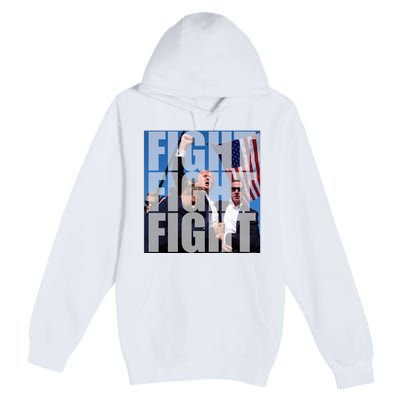 Fight Fight Fight Donald Trump 2024 Usa Election Premium Pullover Hoodie