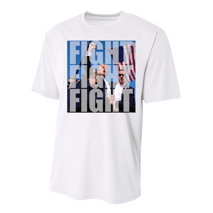 Fight Fight Fight Donald Trump 2024 Usa Election Performance Sprint T-Shirt