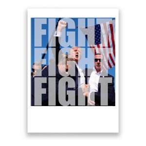 Fight Fight Fight Donald Trump 2024 Usa Election Poster