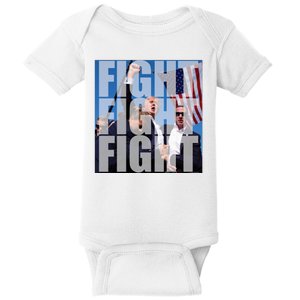 Fight Fight Fight Donald Trump 2024 Usa Election Baby Bodysuit