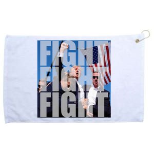 Fight Fight Fight Donald Trump 2024 Usa Election Grommeted Golf Towel