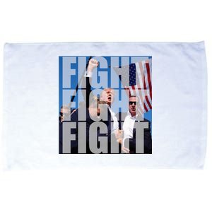 Fight Fight Fight Donald Trump 2024 Usa Election Microfiber Hand Towel