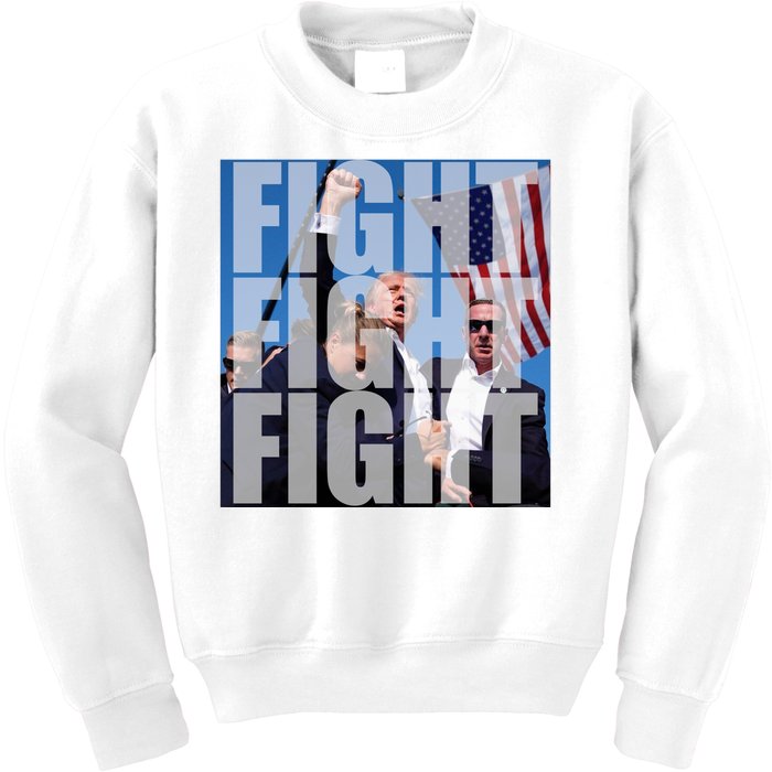 Fight Fight Fight Donald Trump 2024 Usa Election Kids Sweatshirt