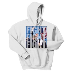 Fight Fight Fight Donald Trump 2024 Usa Election Kids Hoodie