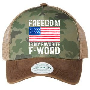 Freedom Favorite F Word America Libertarian Conservative USA Legacy Tie Dye Trucker Hat