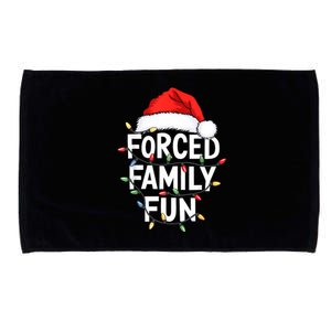 Forced Family Fun Christmas Pajamas Microfiber Hand Towel