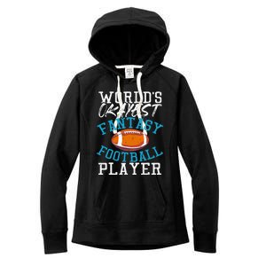 Football Funny Football Tee Fantasy Football Women's Fleece Hoodie