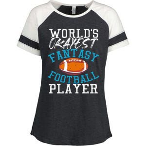 Football Funny Football Tee Fantasy Football Enza Ladies Jersey Colorblock Tee