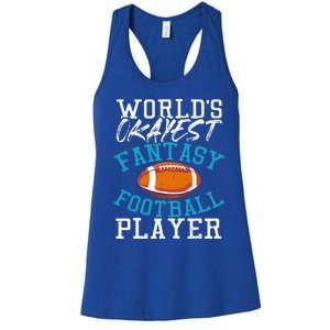 Football Funny Football Tee Fantasy Football Women's Racerback Tank