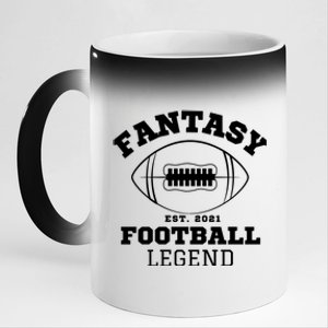 Funny Fantasy Football, Fantasy Football Guru, Drink And Draft Kickers 11oz Black Color Changing Mug